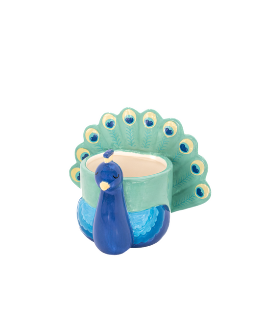 Mini Peacock Planter