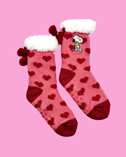 Peanuts Snoopy Love Slipper Socks