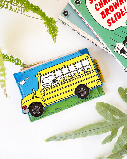 Peanuts Bus Zip Purse