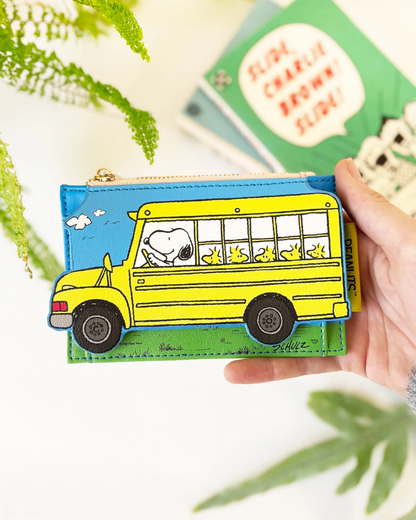 Peanuts Bus Zip Purse