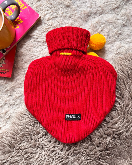 Peanuts Snoopy Love Heart Hot Water Bottle