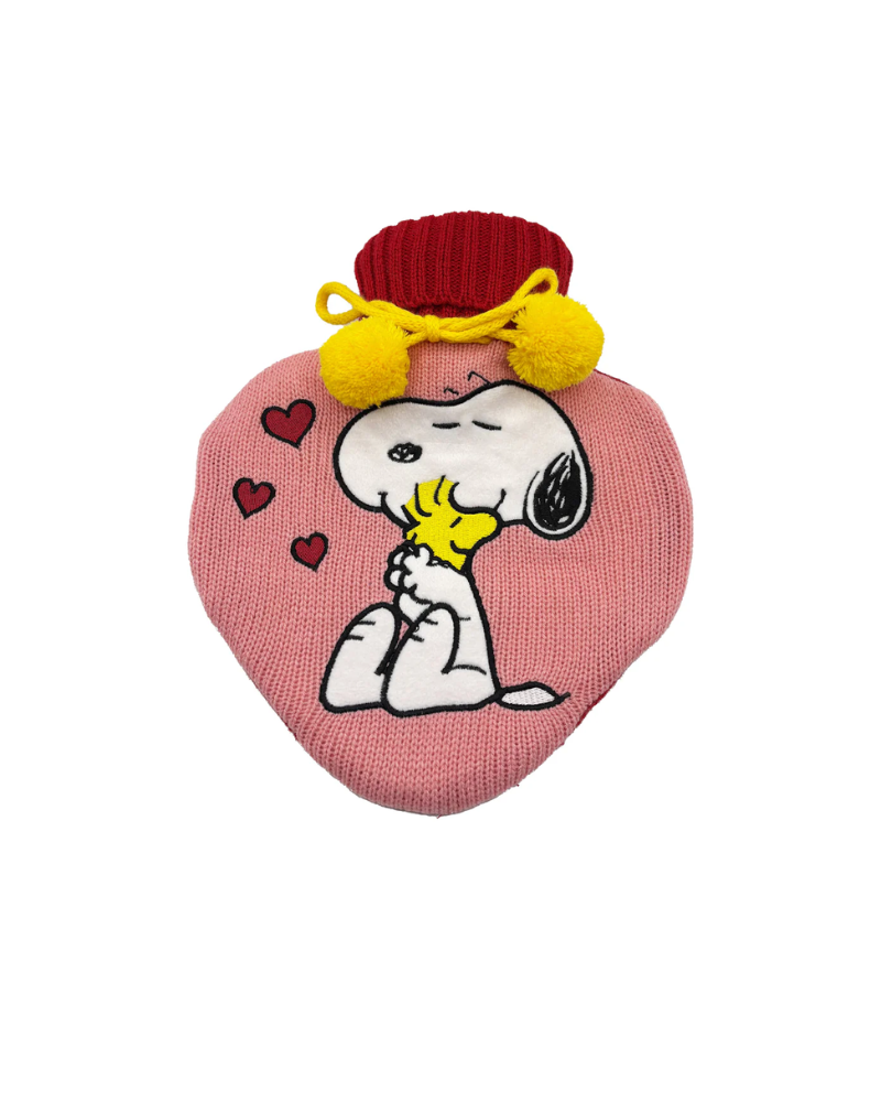 Peanuts Snoopy Love Heart Hot Water Bottle