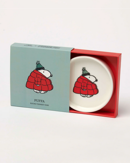 Peanuts Snoopy Puffa Round Trinket Dish