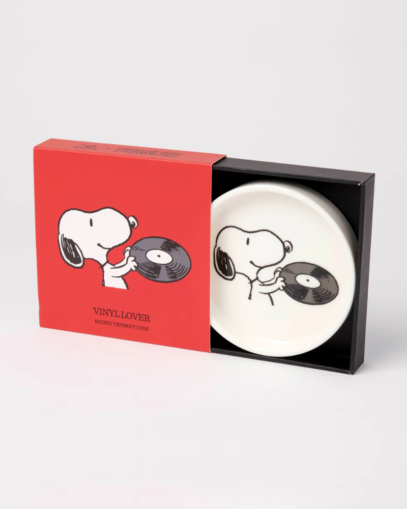 Peanuts Vinyl Lover Round Trinket Dish