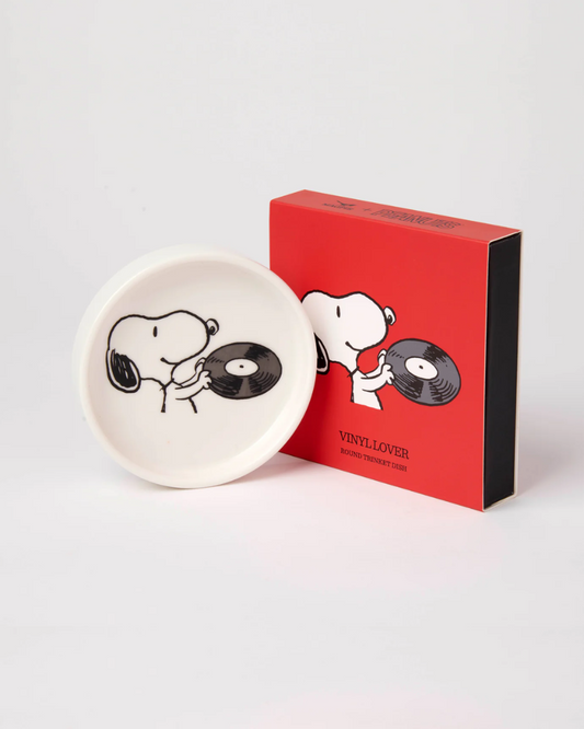 Peanuts Vinyl Lover Round Trinket Dish