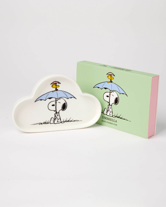 Rainy Day Umbrella Peanuts Cloud Shaped Trinket Dish