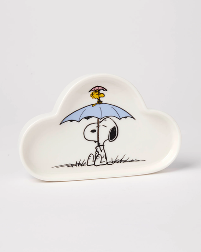 Rainy Day Umbrella Peanuts Cloud Shaped Trinket Dish
