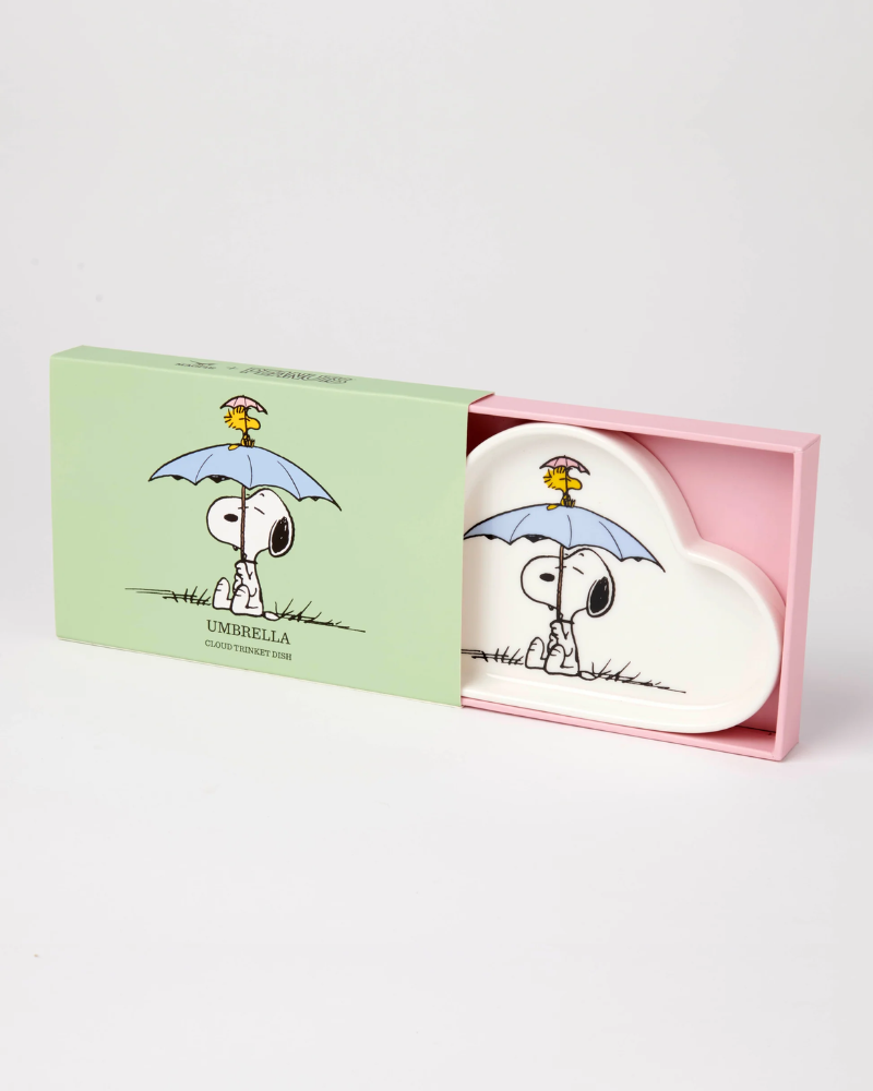 Rainy Day Umbrella Peanuts Cloud Shaped Trinket Dish