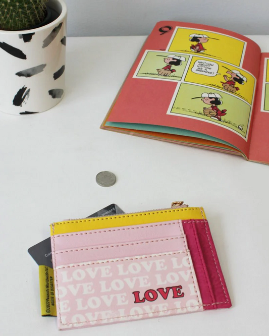 Peanuts Snoopy Love Zip Purse