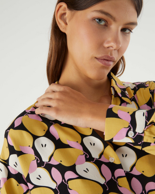 Pear Print Shirt By Compania Fantastica