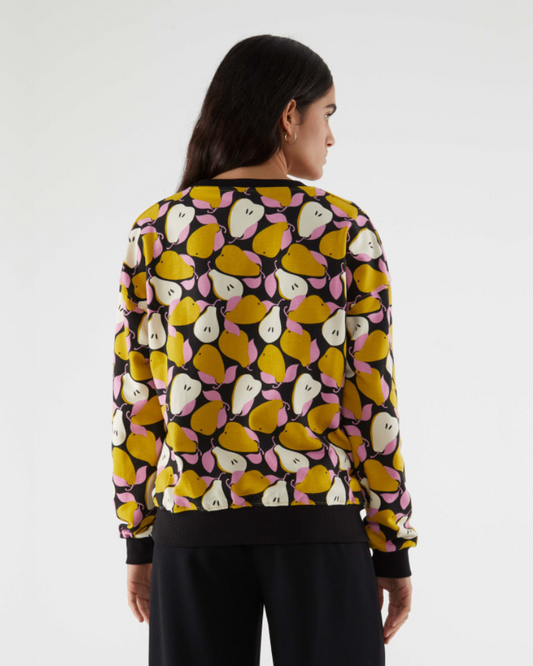 Pear Print Sweatshirt By Compania Fantastica