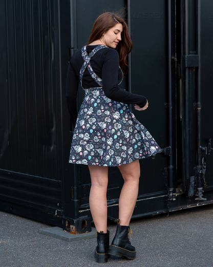 Party Pigeon Flared Pinafore Dress