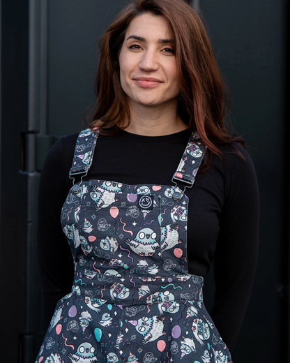 Party Pigeon Flared Pinafore Dress