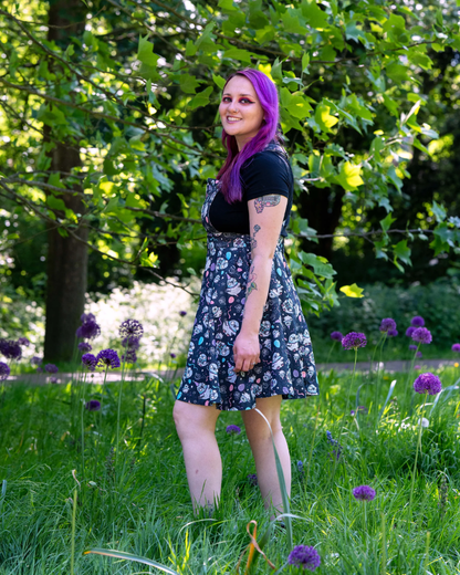 Party Pigeon Flared Pinafore Dress