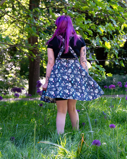 Party Pigeon Flared Pinafore Dress