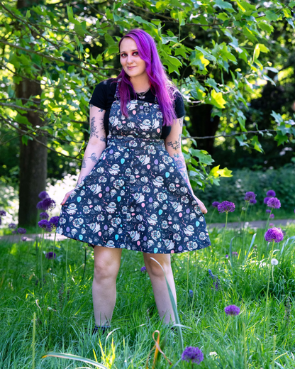 Party Pigeon Flared Pinafore Dress