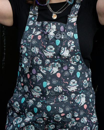 Party Pigeon Unisex Stretch Dungarees
