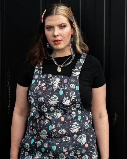 Party Pigeon Unisex Stretch Dungarees