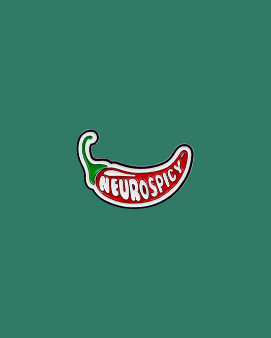 Neurospicy Chilli Enamel Pin Badge