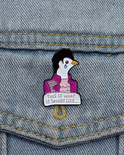 Prince When Doves Cry Enamel Pin