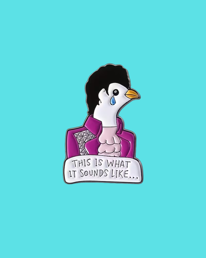 Prince When Doves Cry Enamel Pin
