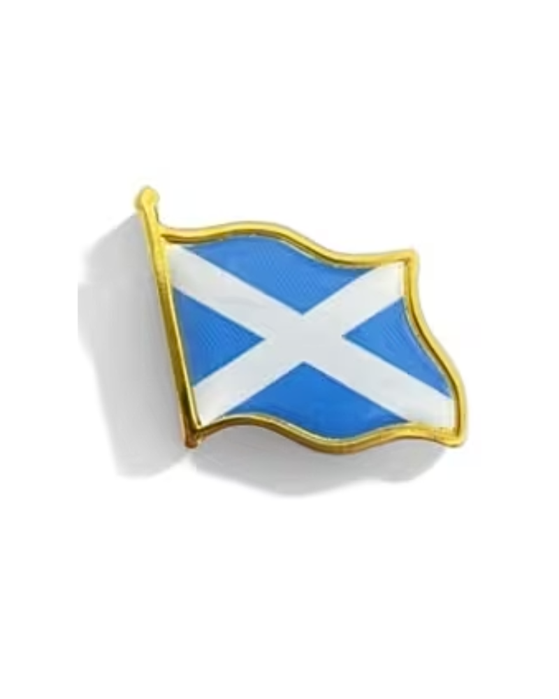 Saltire Scottish Flag Enamel Pin Badge