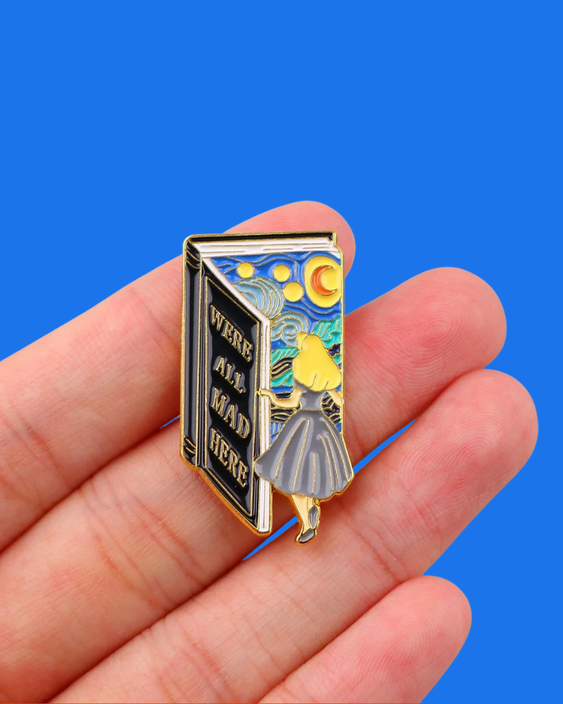 Welcome To Wonderland Enamel Pin Badge