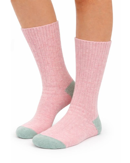 Alpaca Wool Plain Boot Socks Assorted