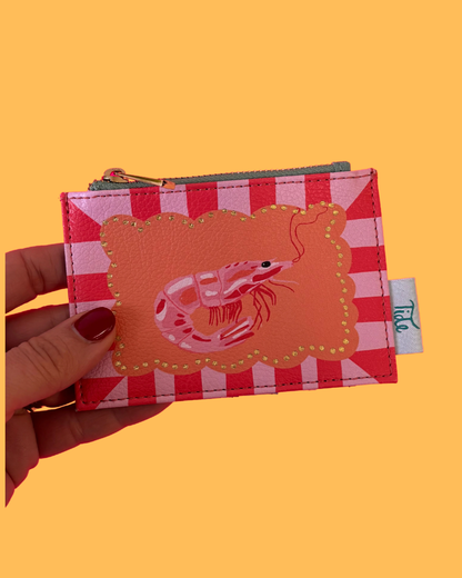 Tide Prawn Zip Purse