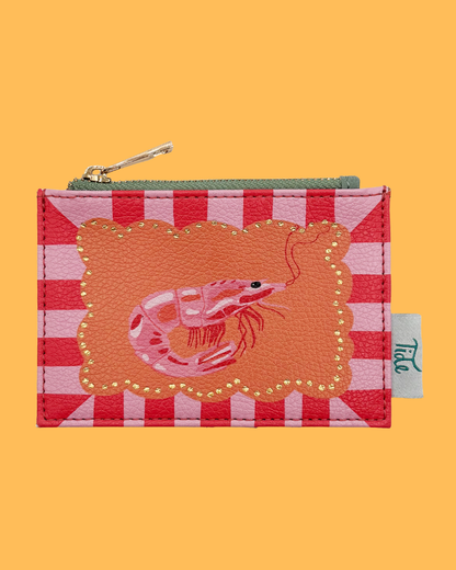 Tide Prawn Zip Purse