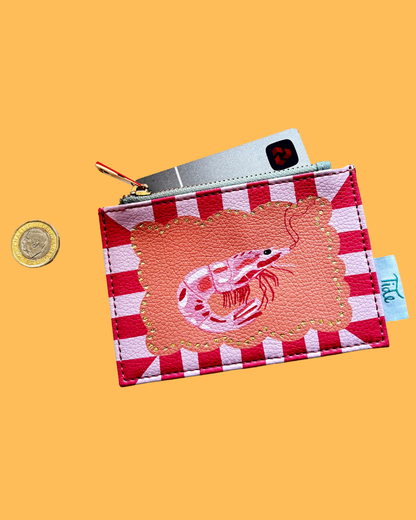 Tide Prawn Zip Purse
