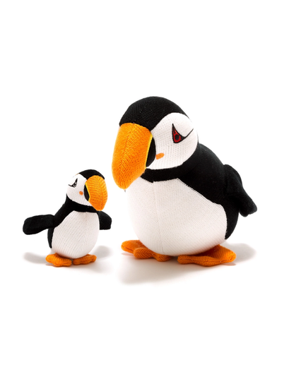 Puffin Knitted Rattle