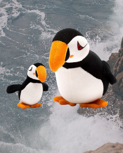 Puffin Knitted Rattle