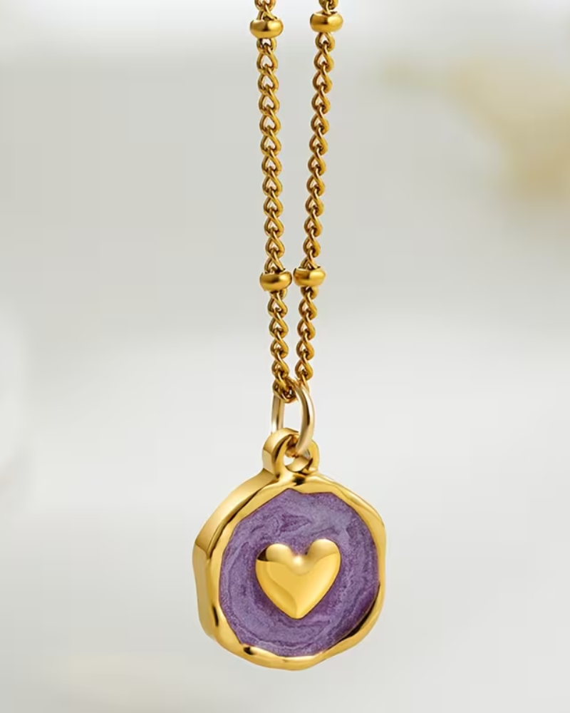 Enamel Charm Necklaces Assorted