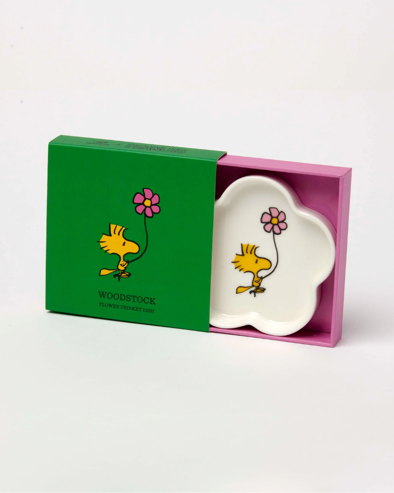 Peanuts Flower Trinket Dish Woodstock