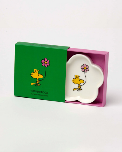 Peanuts Flower Trinket Dish Woodstock
