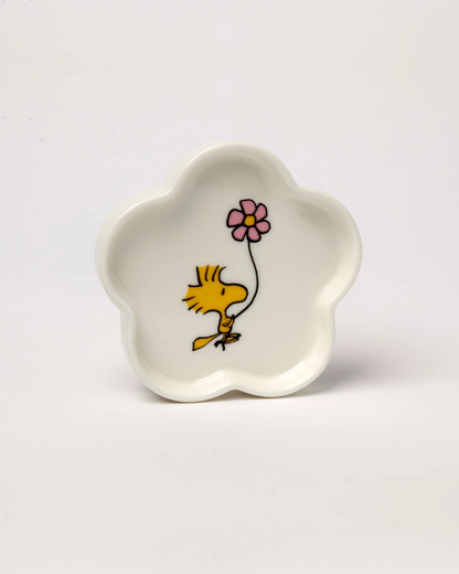 Peanuts Flower Trinket Dish Woodstock