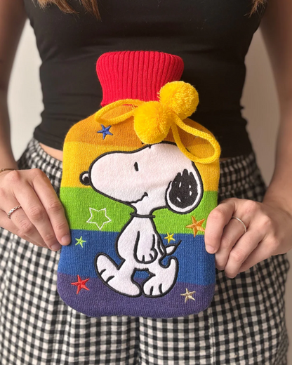 Peanuts Rainbow Snoopy Hot Water Bottle