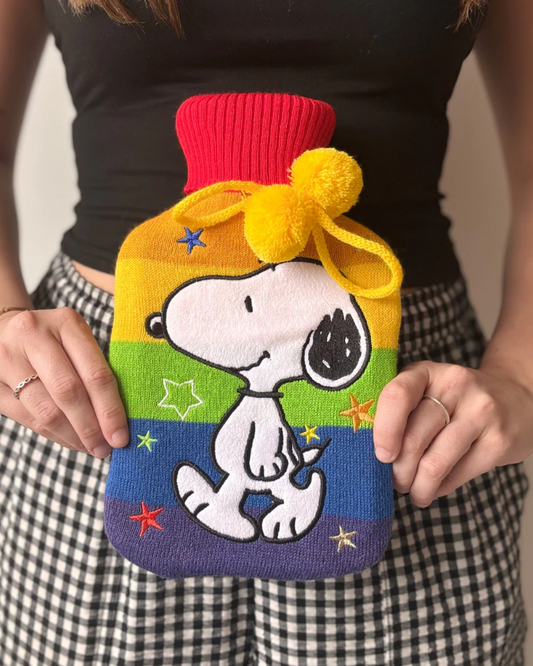 Peanuts Rainbow Snoopy Hot Water Bottle