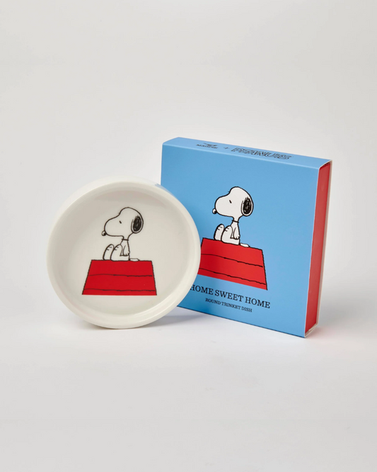 Peanuts Round Shaped Trinket Dish - Home Sweet Home