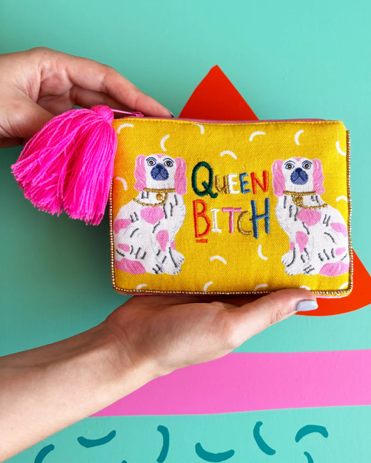 Queen Bitch Zipper Pouch