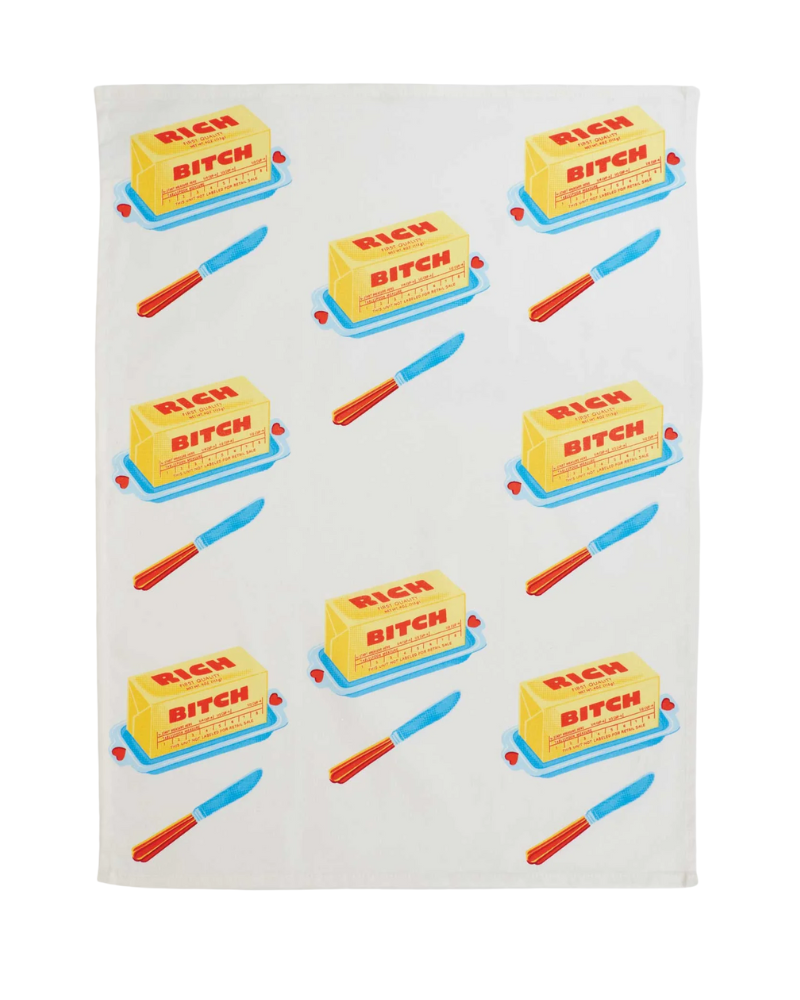 Rich Bitch Dish Towel