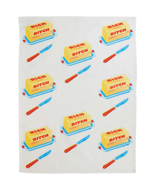 Rich Bitch Dish Towel
