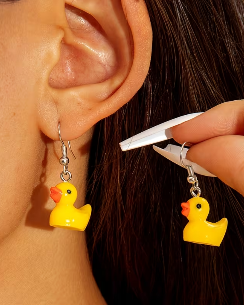 Little Ducky Duck Drop Earrings