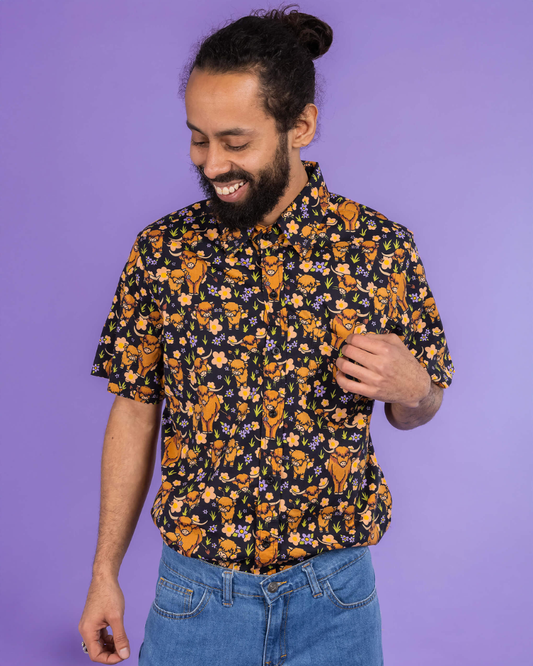 Highland Cow Print Unisex Shirt