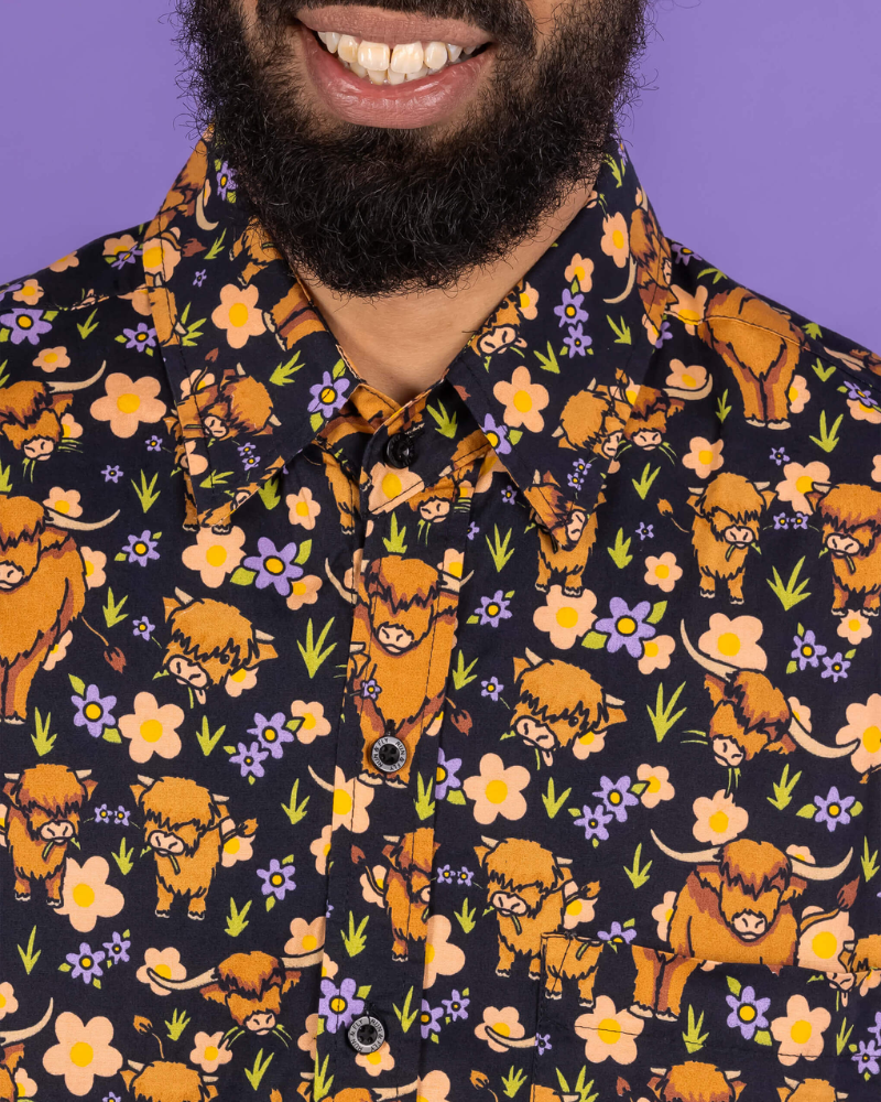 Highland Cow Print Unisex Shirt