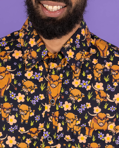 Highland Cow Print Unisex Shirt