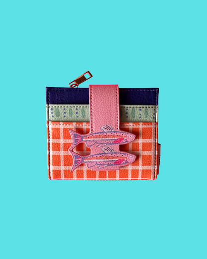 Tide Fold-Over Fish Purse