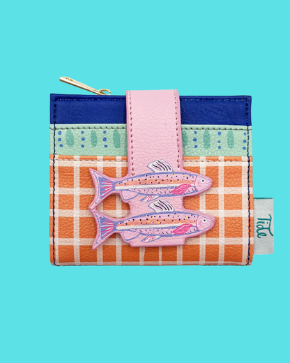 Tide Fold-Over Fish Purse
