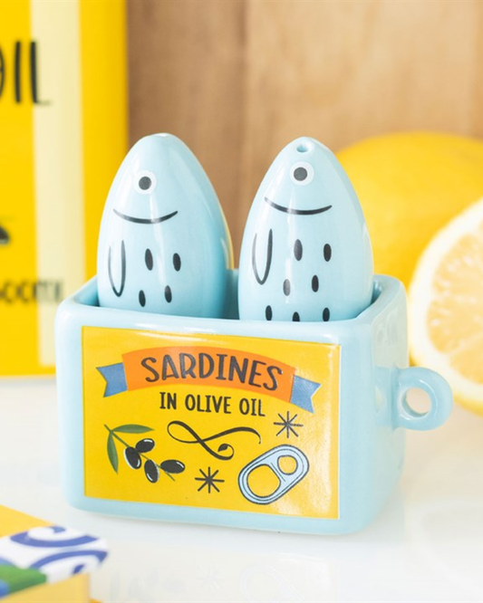 Sardines In Tin Salt And Pepper Set